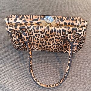 Leopard print purse